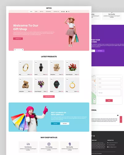 Giftos - Gift eCommerce Shop Template
