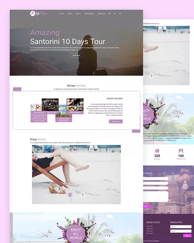 Go Tours - Travel Website Template