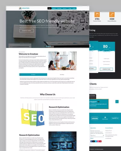 Great Seo - Free SEO Responsive Website template
