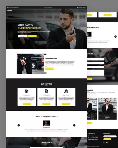 Guarder - Security Safety HTML Template