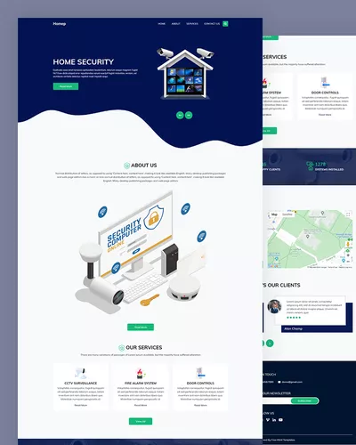Homep - Home Security HTML Template