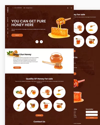 Hony - Honey HTML Template