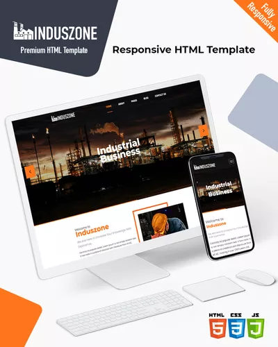 Induszone - Industrial HTML Template