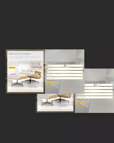 Interior - Free HTML Register Form