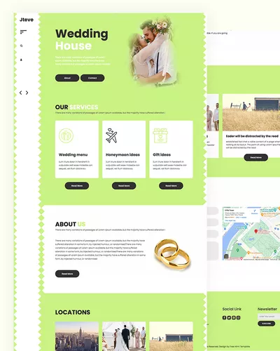 Jteve - Wedding House HTML Template