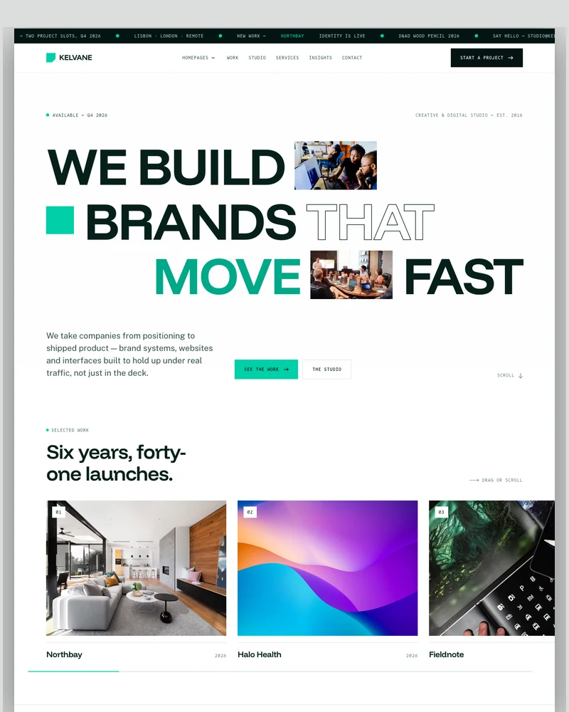 Kelvane — Creative & Digital Agency HTML Template