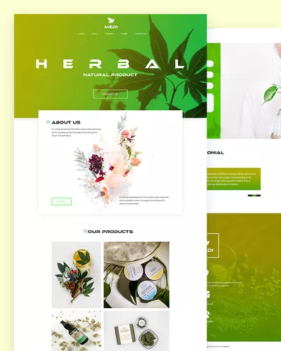 Medi - Herbal Product Html Template