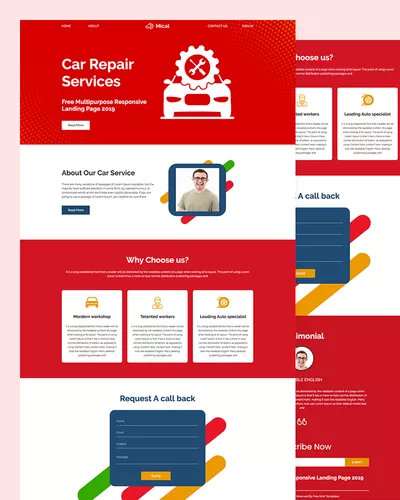 Mical – Car Repair Service HTML Template
