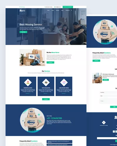 Move Home - Moving Service Website Template