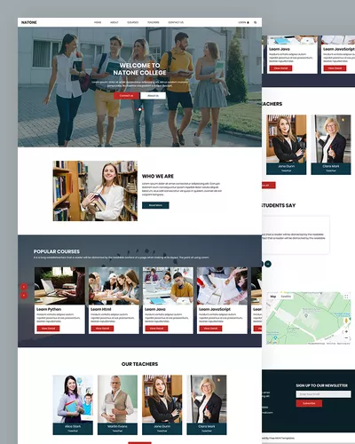 Natone - Education HTML Template
