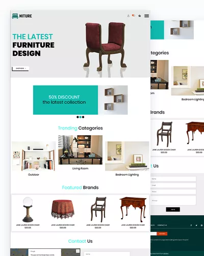 Niture - Furniture PSD Template
