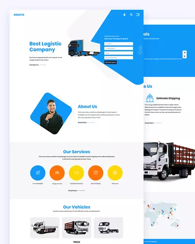 Ogistic - Transport HTML Template