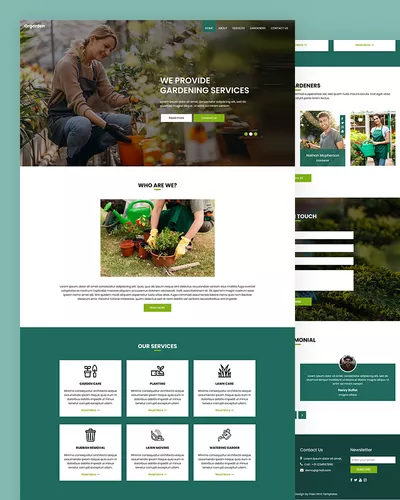 Orgarden - Free Gardening Services HTML Template