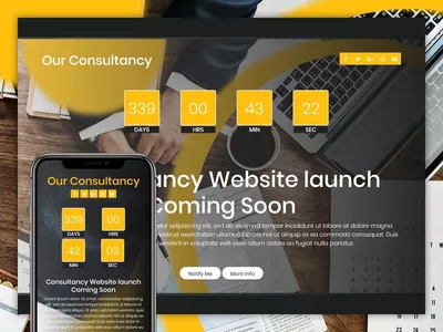 Our consultancy - Free Coming Soon Page Template