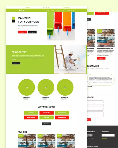 Painto – Painter Service for Painting Template