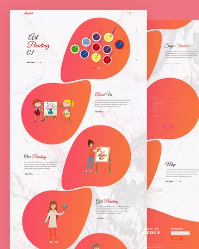 Peart - Painting HTML Template