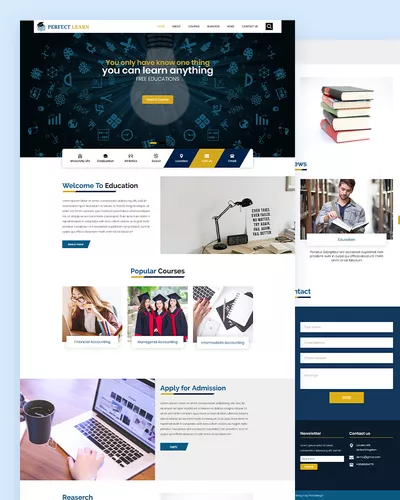 Perfect Learn - Free Education Website Template