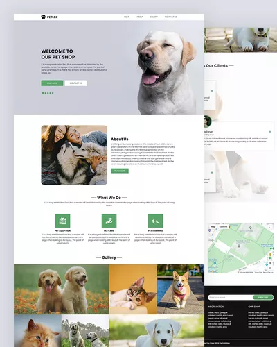 Petlor - Pet Shop HTML Template