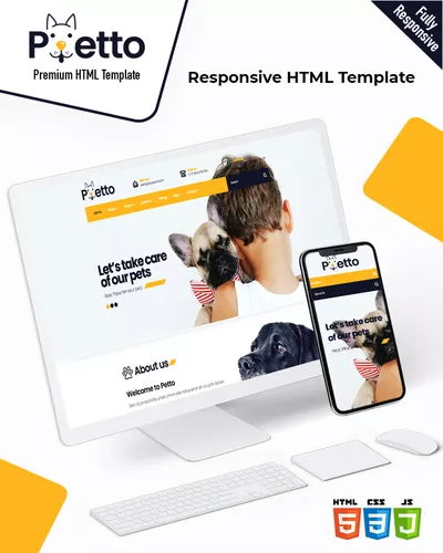 Petto - Pets Care HTML Template