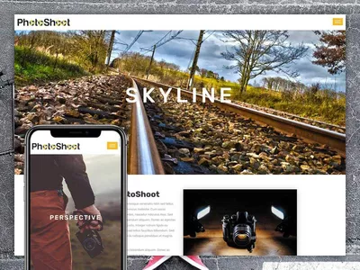 PhotoShoot - Free Photography Portfolio Template