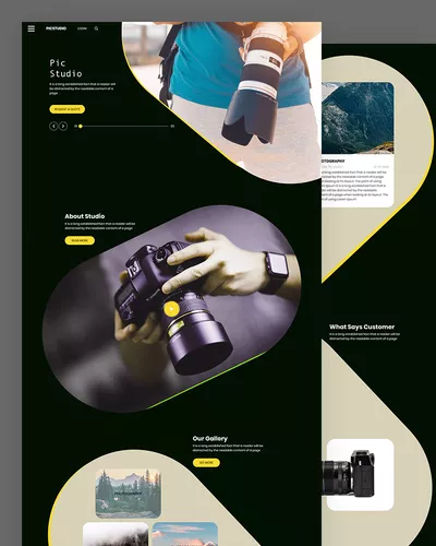 Picstudio - Photography Studio PSD Template