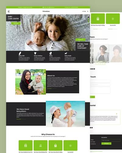 Primecare - Baby Care HTML Template