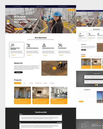 Building Dreams: Builder Max - Real Estate and Property Website Template