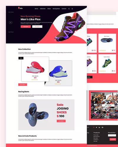 Pullo - Shoes Shop Html Template