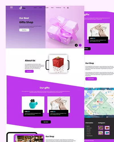 Rea – Giftshop Website template