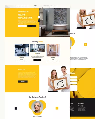 Redat – Real Estate Website template
