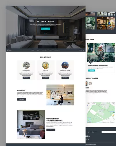 Retics - Interior Design HTML Template
