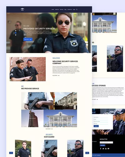 Royal - Security Services PSD Template