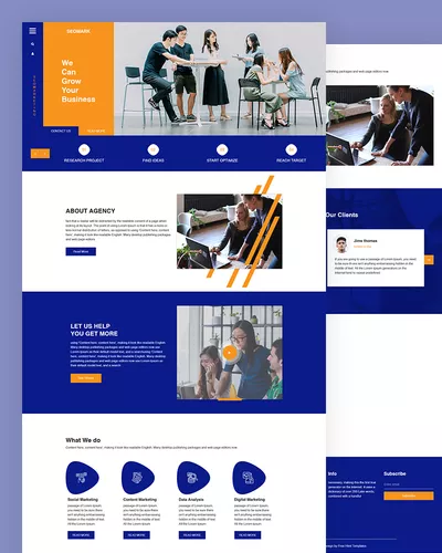 Seomark - Free SEO HTML Template