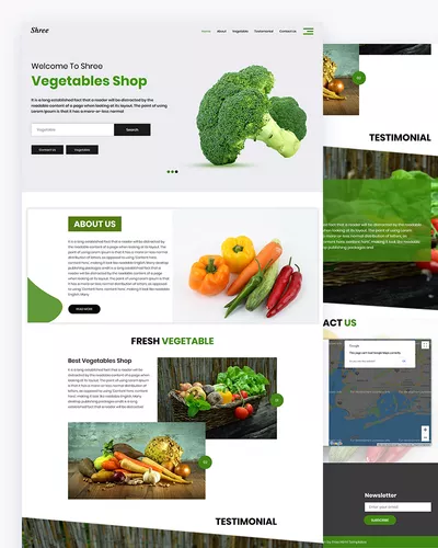 Shree - Vegetable Shop PSD Template