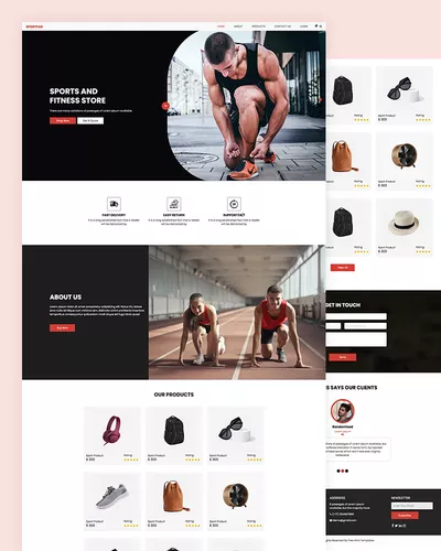 Sportpar - Sports Website Template