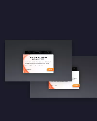 Subscribe Box - Free Newsletter Responsive html