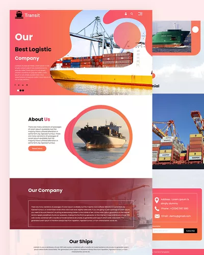Transit - Logistic Service Website Template