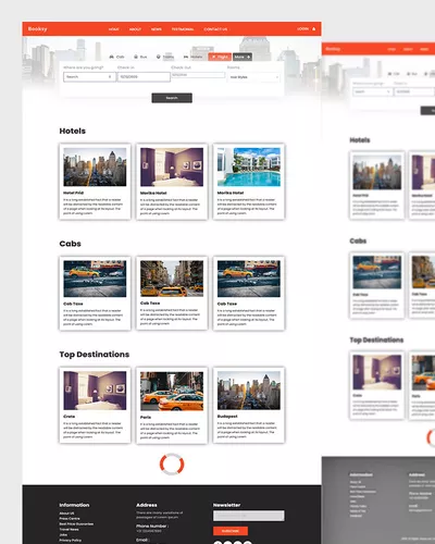 Unleashed: Booksy - Travel and Destination Website Template