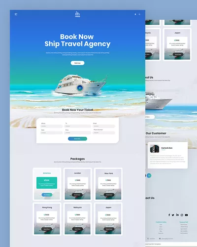 Triship - Travel Agency HTML Template