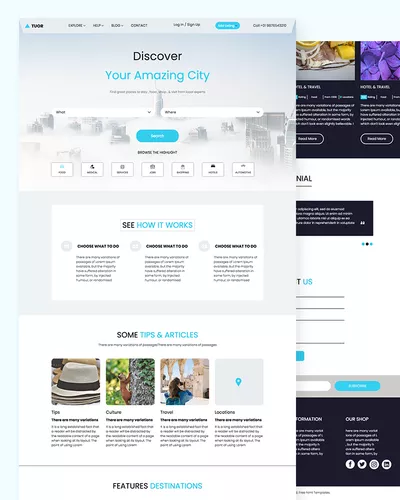 Tuor – Travel Website Template