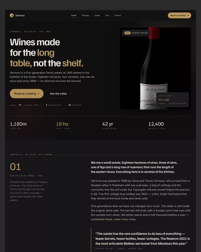 Vermora — Boutique Winery & Estate HTML Template