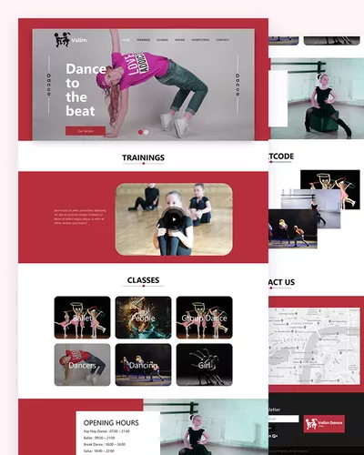 Volim - Dance Academy Html Template