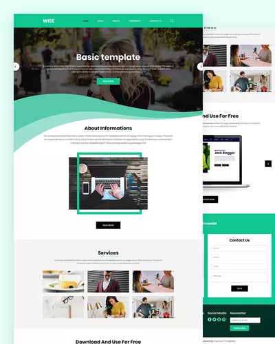 Wise - Free Basic Html Template