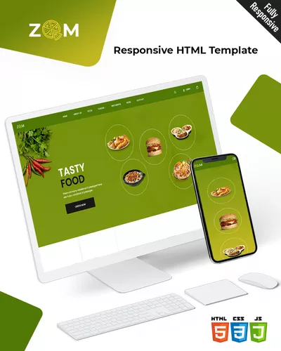 Zom - Premium Restaurant Website Template