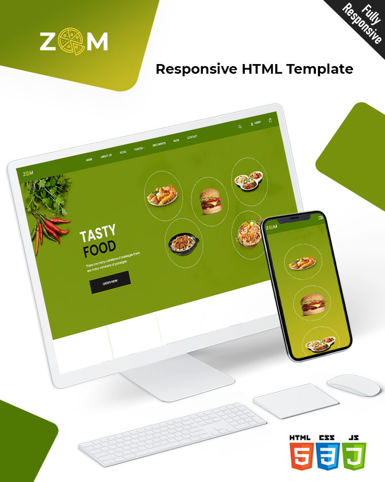 Zom - Premium Restaurant Website Template