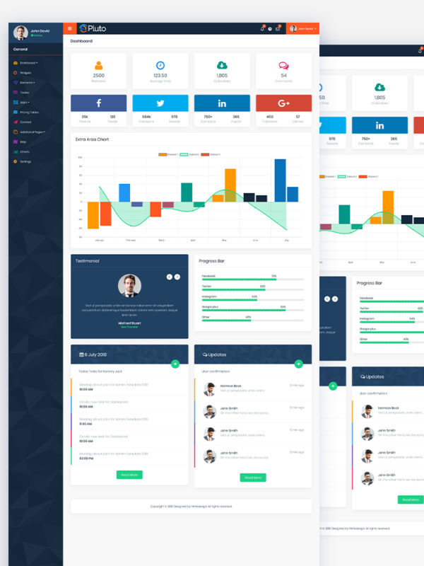 Pluto - Bootstrap Admin Dashboard Template blank - Pluto - Bootstrap Admin Dashboard Template