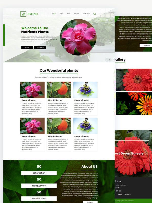 Farm & Agriculture HTML Templates Free