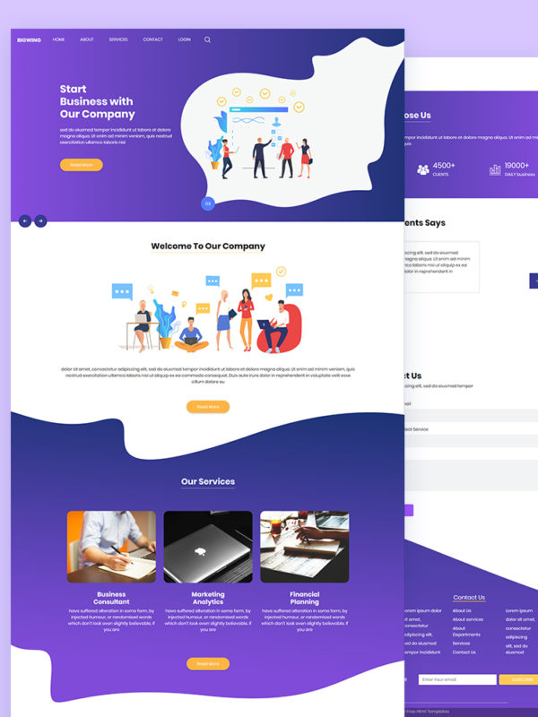 Personal Website Templates Free Download