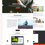 Boocic – Basic PSD Template Free Download