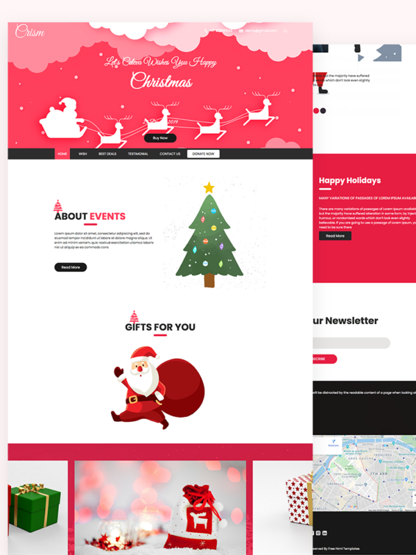 Crism - Christmas HTML Template blank - Crism - Christmas HTML Template